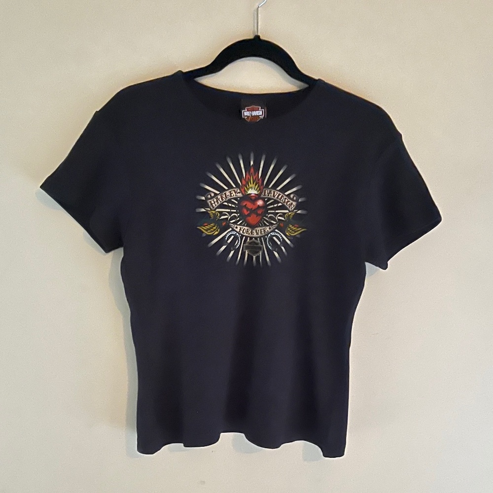 Harley Davidson Black T Shirt  NWOT